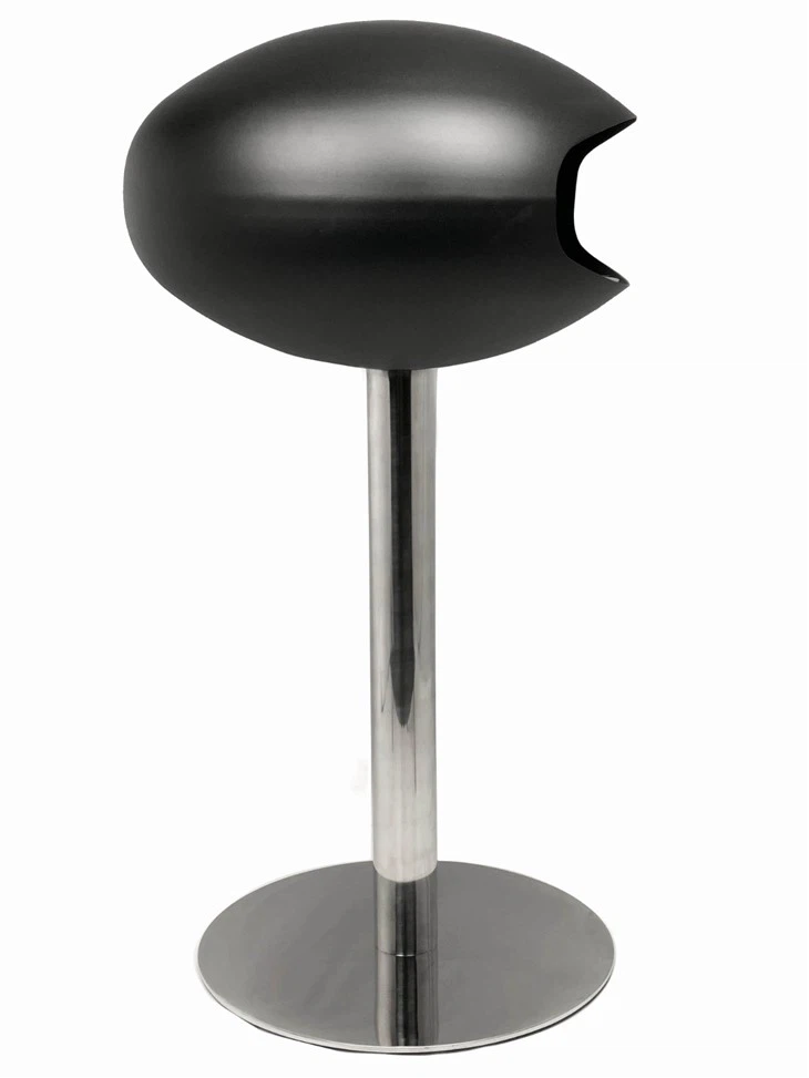 Free Standing Cocoon Shape Sphere Oval Fireplace