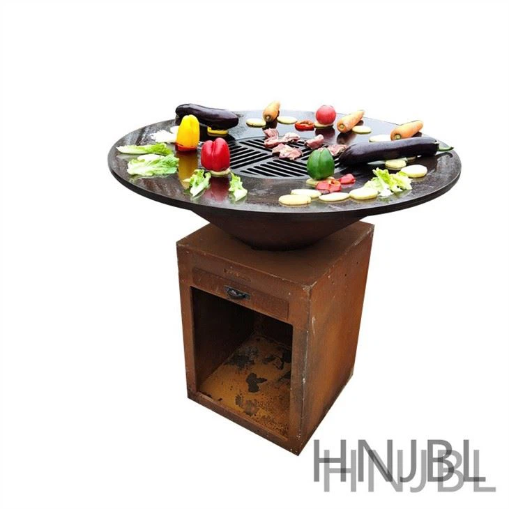 User-Friendly Wood BBQ Grill