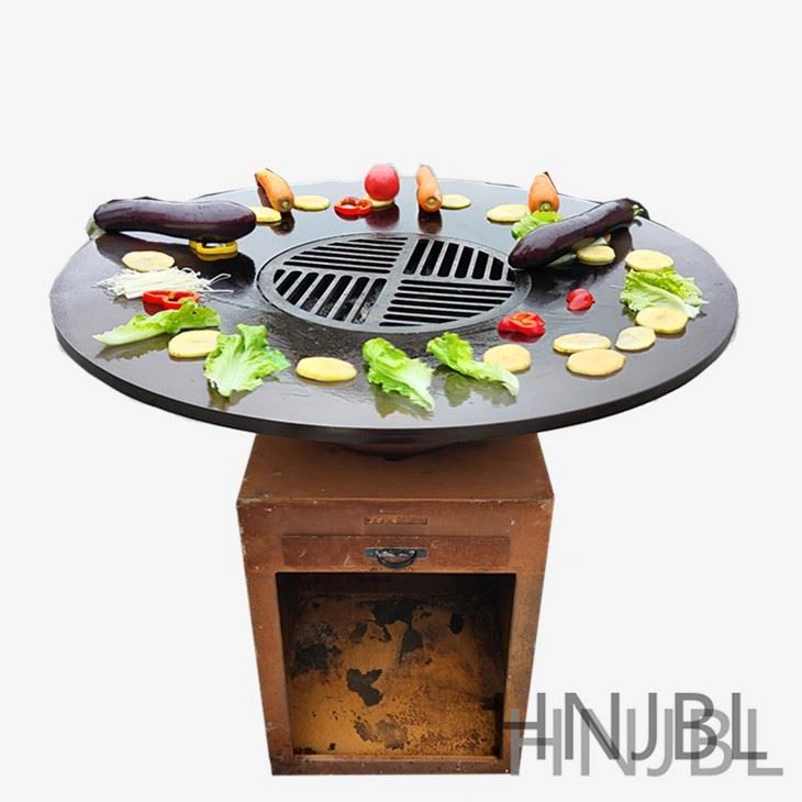 User-Friendly Wood BBQ Grill
