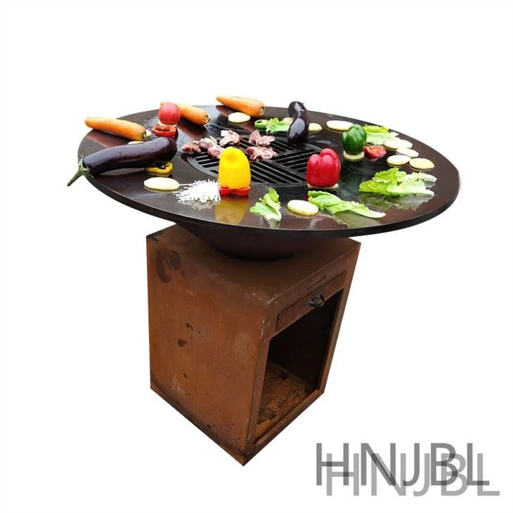 User-Friendly Wood BBQ Grill