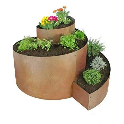 Garden Flower Metal Planter Pots