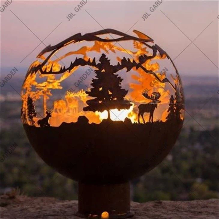 Handmade Cutting Fire Sphere