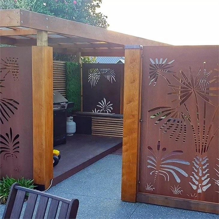 Metal Privacy Wall