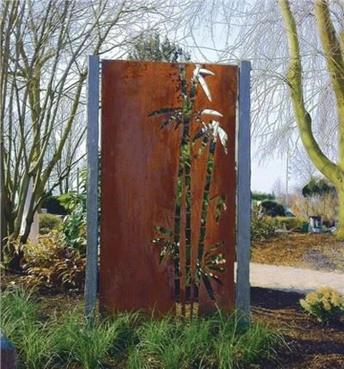 Fál Painéil Cruach Corten