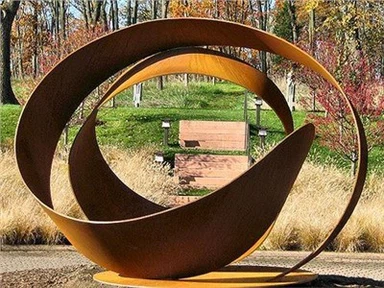 Decor Gairdín na Páirce Saothar Ealaíne Cruach Corten Cruach Corten Cruach Corten