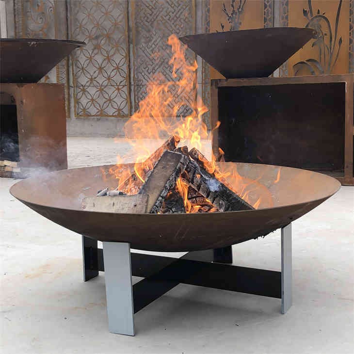 Corten Steel Fire Pits With Legs suppliers