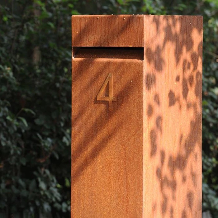 Corten Steel Letter Box&Mailbox