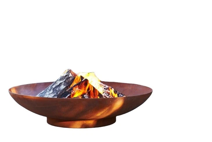 Customized 80cm Outdoor Steel Fire Pit Bowl