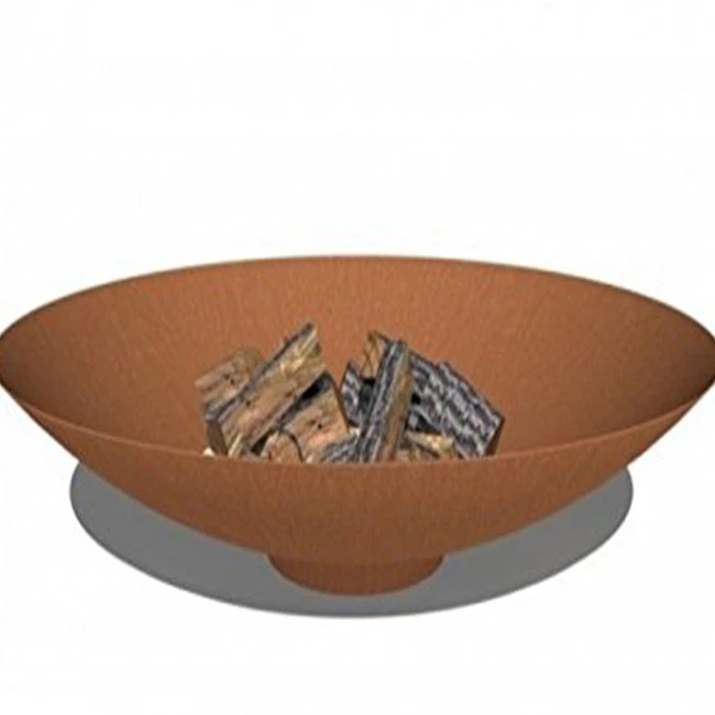 Customized 80cm Outdoor Steel Fire Pit Bowl