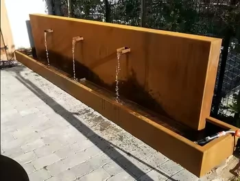 Garden Water Feature With Pool factory