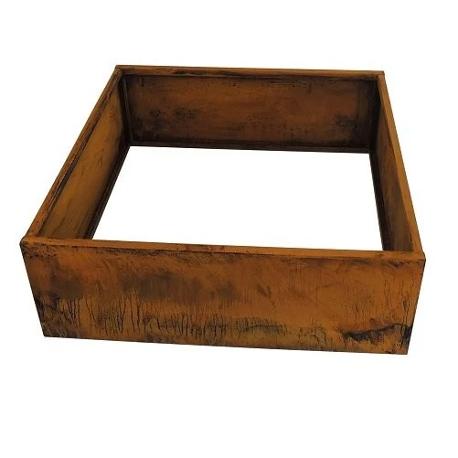 Large Polygonal Corten Steel Planter