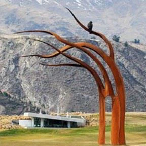 Large Rusty Metal Sculpture