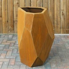 Heavy Duty Outdoor Stoving Varnish Metal Flower Pot Heavy Duty Outdoor Stoving Varnish Metal Flower Pot