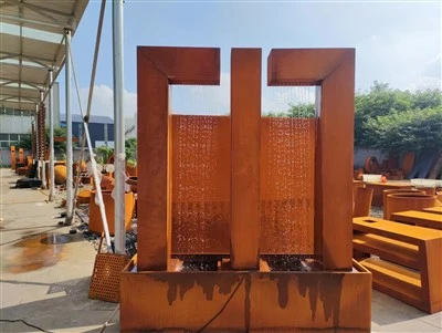 Fountain Uisce Saorga Corten