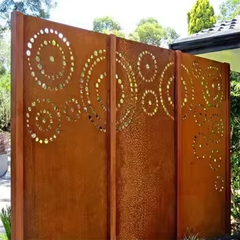 Scáileán Cruach Corten Le haghaidh Maisiúil