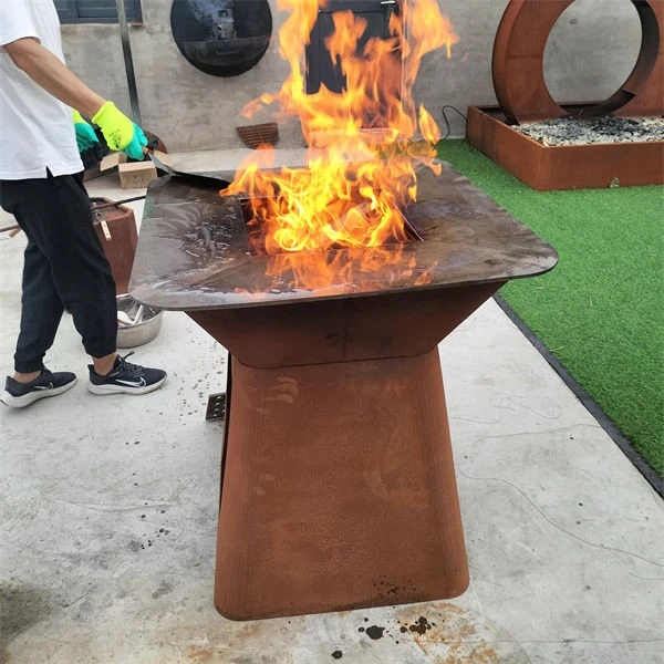 Steel BBQ Grill Fire Pit factory
